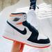 Nike Shoes | Nike Air Jordan 1 Hi Sneakers | Color: Black/Orange | Size: 6