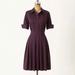 Anthropologie Dresses | Anthropologie Lili’s Closet Purple Shirtwaist Dress | Color: Purple | Size: 4