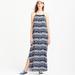 J. Crew Dresses | J. Crew Ikat Halter Maxi Dress In Blue & White | Color: Blue/White | Size: S