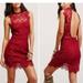 Free People Dresses | Intimately Free People Daydream Open Back Lace Dress Size Large | Color: Red | Size: L