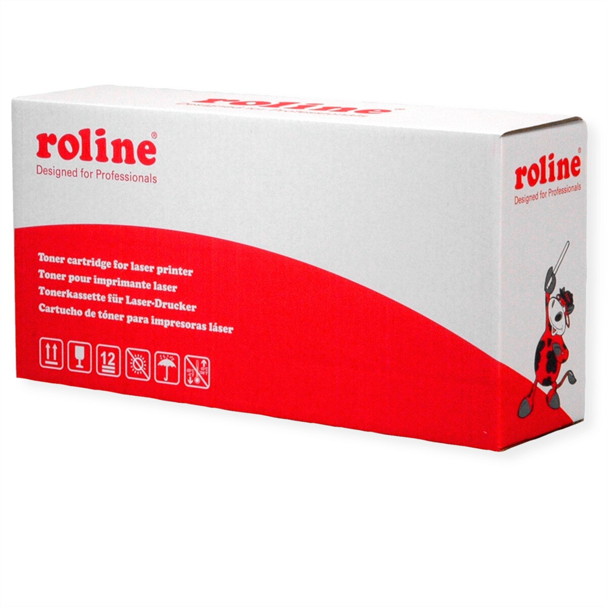 ROLINE Toner kompatibel zu TN-243BK / TN-247BK, für BROTHER HL-L3270CDW, ca. 3.000 Seiten, schwarz Image