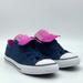Converse Shoes | Converse Ctas Double Tongue Ox Navy Pink Low Top Kid Girl Shoes | Color: Blue/Pink | Size: Various
