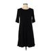 Old Navy Casual Dress - A-Line: Black Solid Dresses - Women's Size Small