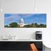 East Urban Home 'Street View of Capitol Building, Washington D.C, USA II' Photographic Print on Canvas in Blue | 24 H x 72 W x 1.5 D in | Wayfair