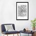 East Urban Home 'Los Angeles Minimal Urban Blueprint Map' Graphic Art Print on Canvas Paper, in Black/Blue/Gray | 24" H x 16" W x 1" D | Wayfair