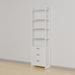 Martha Stewart California Closets® The Everyday System™ 87.25" H X 24.75" W Steel Etagere Bookcase in White | 87.25 H x 24.75 W x 14 D in | Wayfair