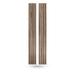 Porpora 94" L x 5.75" W Shiplap Wood Wall Paneling, 3D Wall Paneling for Interior Wall Decor Solid Wood in Brown | 93.5 H x 6 W x 0.8 D in | Wayfair