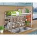 Umber Rea Suction Grip Stainless Steel Dish Rack Stainless Steel in Gray | 24.01 H x 33.46 W x 11.22 D in | Wayfair 02DQY7454JTD2SLU1F