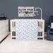 Air Travel 3 Piece Crib Bedding Set By Sammy & Lou Polyester/Polyfill/Microfiber in Blue/Navy/White | Wayfair 55586