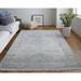 Blue/Gray 120 x 0.4 in Area Rug - Canora Grey Lawarren Hand-Knotted Cotton/Wool Beige Area Rug Viscose/Wool | 120 W x 0.4 D in | Wayfair