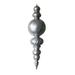 Queens of Christmas Jumbo Finial Ornament Plastic in Gray | 60 H x 24 W x 26 D in | Wayfair ORN-OVS-FIN-60-SLV