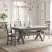 Kelly Clarkson Home Gigi 5 Piece Dining Set Wood/Upholstered in Gray | 30 H in | Wayfair 19EC513458A848AE8E8F440E8EA2006F