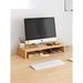 Latitude Run® Monitor Stand in Brown | 3 H x 19.7 W x 7.9 D in | Wayfair 5869B4C73BEF4D16A2A600AFC958EED1