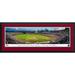 Latitude Run® Mississippi State, 2021 College World Series Champions - Panoramic Print in Blue/Brown/Green | 13.5 H x 40 W x 1.125 D in | Wayfair