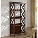 Longshore Tides 4 Tier Bookcases, 67" Bookshelf w/ Sturdy Solid Frame, Shelves For Home & Office Organizer, Walnut in Brown | Wayfair