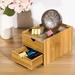 Latitude Run® Office Simple Desk Organizer Wood in Brown | 5.5 H x 5.7 W x 8.7 D in | Wayfair 90C92AD0EA054D40B41AF1665986CEC1