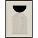 AllModern Aceton Bab No 1 By The MIUUS STUDIO Framed Art Print Paper, Solid Wood in Black/Brown/Gray | 41 H x 30 W x 1 D in | Wayfair