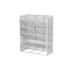 Inbox Zero Jessalee Desk Organizer Metal in Gray | 9.81 H x 8.26 W x 3.5 D in | Wayfair D19CB57CAE004B9D9C3A42F19A03B412