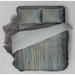 Latitude Run® Sherpa Gray 3 Piece Comforter Set Polyester/Polyfill/Flannel in Gray/White | Queen Comforter + 2 Standard Pillowcases | Wayfair