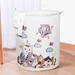 Red Barrel Studio® Laundry Hamper Fabric in Blue/Gray | 19.6 H x 15.7 W x 15.7 D in | Wayfair 2835B2D9DE5B40BE907C092D2EEFA622