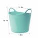 Rebrilliant Laundry Basket Plastic in Blue | 16.1 H x 15.3 W x 15.3 D in | Wayfair 450D3F1301C24091BDA007B85F0C83F7