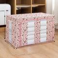 Winston Porter Storage Fabric Box Fabric in Brown/Pink | 15.74 H x 31.49 W x 18.5 D in | Wayfair C78FF69D29104130A8A4FAFFC53A6490