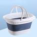 Rebrilliant Laundry Basket Plastic in Gray | 12.9 H x 20 W x 15.3 D in | Wayfair 13A19F330884458FB580561FD87917EC