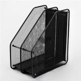 Inbox Zero Jeison Magazine Holder Metal in Black | 12.6 H x 6 W x 11.6 D in | Wayfair 0A0558A6209742669073C572B260D037