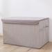 Ebern Designs Collapsible Fabric Box Fabric in Gray | 7.08 H x 11.81 W x 7.87 D in | Wayfair 47AE11C5A10E46EC996F1A811D72E058