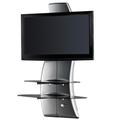 Meliconi Ghost Design 2000 Rotation supporto TV e sistema audio 2 ripiani