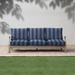 Humble + Haute Striped Indoor/Outdoor Deep Seating Sofa Cushion Set