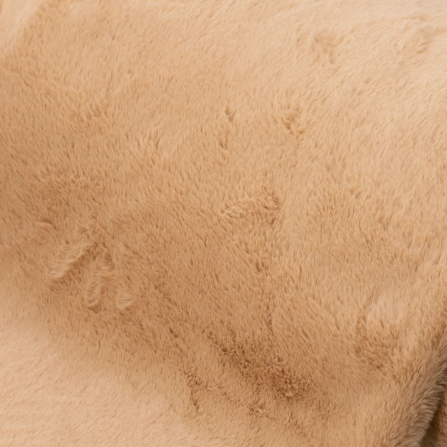 Tissu imitation fourrure, marron clair