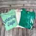 American Eagle Outfitters Tops | Lot Of 3 Women's S Long Sleeve T-Shirt Shirt American Eagle Old Navy Aeropostale | Color: Green/White | Size: S
