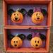 Disney Dining | New 2022 Disney Mickey And Minnie Pumpkin Salt And Pepper Shakers | Color: Orange | Size: Os