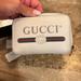 Gucci Bags | Gucci Logo Zip Around Card Case Leather Compact Wallet | Color: Cream | Size: Height 4.75” Width 3” Depth 0.75”