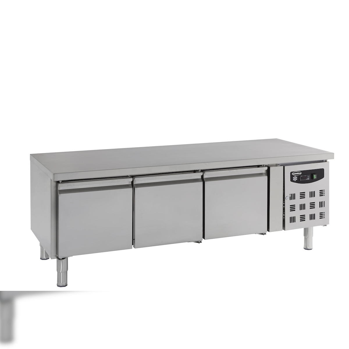 Chefgastro Kühltisch 650 Hoch 3 Türen BxTxH 1795x700x650mm Image
