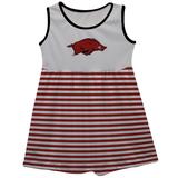 Girls Infant White Arkansas Razorbacks Tank Top Dress