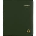 AT-A-GLANCE 2023 Monthly Planner, 9" x 11", Large, 13 Months, Recycled, Monthly Tabs, Green (70260G60)