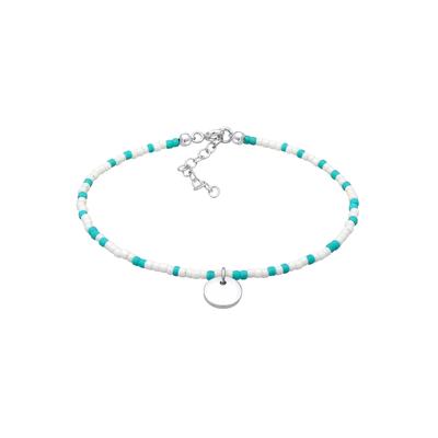 Elli - Plättchen Anhänger Beads Kugeln Bunt 925 Silber Armbänder & Armreife 1 ct Damen