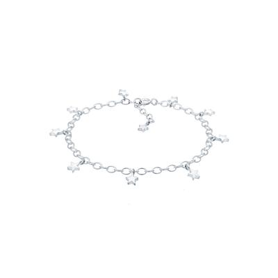 Elli - Ankerkette Astro Stern Symbol Trend 925er Silber Armbänder & Armreife Damen