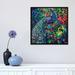 East Urban Home 'Bird's Eye View' Print on Canvas in Blue/Green/Red | 26 H x 26 W x 1.5 D in | Wayfair 12D689555A51415C983436A3D190326A