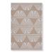 White 96 x 60 x 0.25 in Area Rug - LOOMY Folk Handwoven Natural Indoor/Outdoor Area Rug Recycled P.E.T. | 96 H x 60 W x 0.25 D in | Wayfair