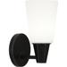 Robert Abbey Wheatley 1 - Light Dimmable Plug-in Armed Sconce Glass/Metal in White/Brown | 9.5 H x 5 W x 6.25 D in | Wayfair Z254F