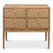 Sarreid Ltd Solid Wood 4 - Drawer Accent Chest Wood in Brown | 32 H x 36 W x 18 D in | Wayfair 53432