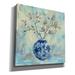 Red Barrel Studio® 'Chinoiserie & Branches' By Silvia Vassileva, Canvas Wall Art, 12"X12" Canvas, Wood in Blue | 12 H x 12 W x 0.75 D in | Wayfair