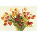 Red Barrel Studio® Spring Tulips Canvas | 8 H x 12 W x 1.25 D in | Wayfair 205F2CE6D59F446DB43DEFC32D21FFCE