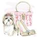 Rosdorf Park Glamour Pups II Pink/Beige Canvas | 12 H x 12 W x 1.25 D in | Wayfair CD864691E0AB4E9BB87FD7B9D12B8A63