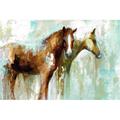 Foundry Select Horse Pals Canvas | 20 H x 30 W x 1.25 D in | Wayfair D55C73C232F748428E3106BA84B007EE