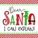 The Holiday Aisle® Dear Santa Canvas | 30 H x 30 W x 1.25 D in | Wayfair 8D247175F15545BD8E741D0EFB215C9C