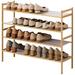 Latitude Run® 20 Pair Shoe Rack Bamboo in Brown | 25.98 H x 31.49 W x 9.84 D in | Wayfair E752E2C997FD4DED83CFF9790B7E9620